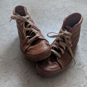 leather vans